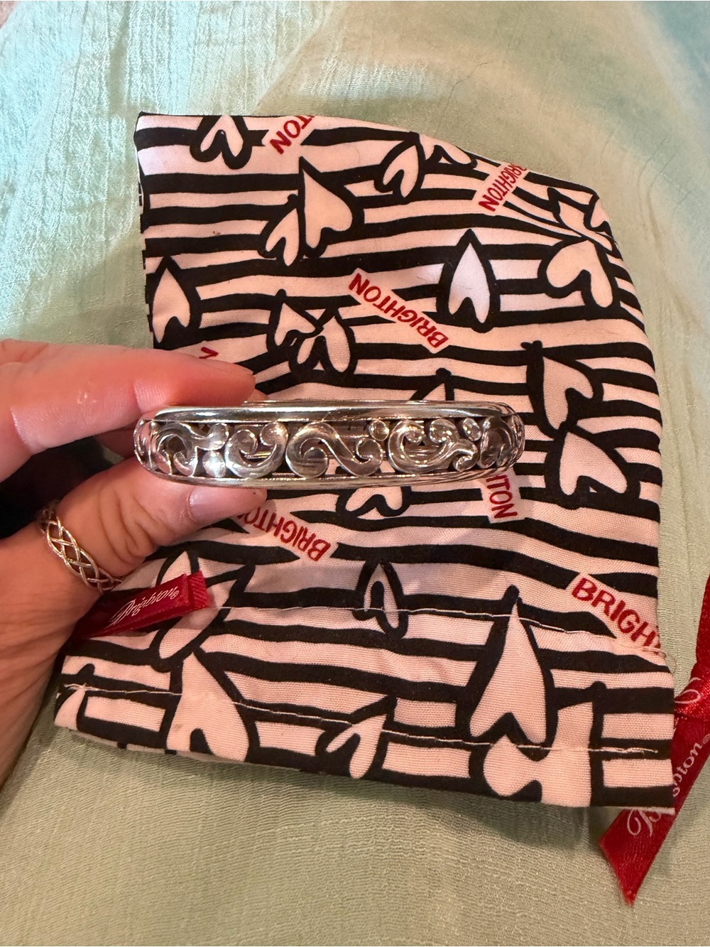 Brighton hinge bracelet with dust bag